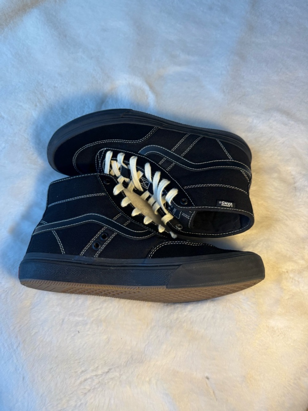 Vans Gilbert Crockett Black High-Top Skate Sneakers Size 9.5 - Picture 3 of 10